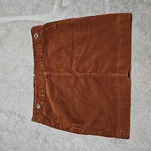 Brown Courduroy Banana Republic Skirt